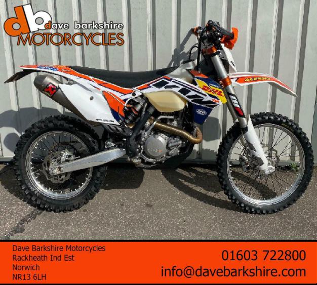 KTM 450 EXC 2014, 52 Hours - Akropovic, Triple Clamps