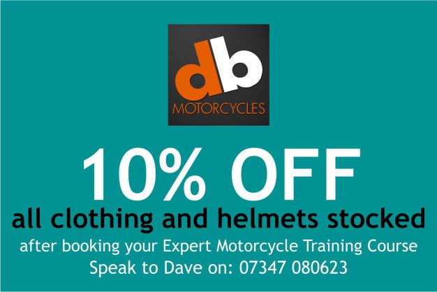 10 Percent Off clothing & helmets
