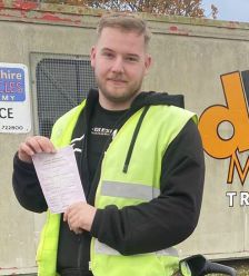 Well done to George who passed his Mod1 today, 10th November