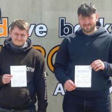 A Big well done to Ben (Clean sheet) and Rian on passing their Mod2, 8th May