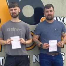 Well done to Martin and Warren who both passed their Mod1, 27th July