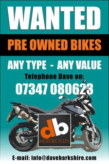 Wanted, Pre Owned Bikes